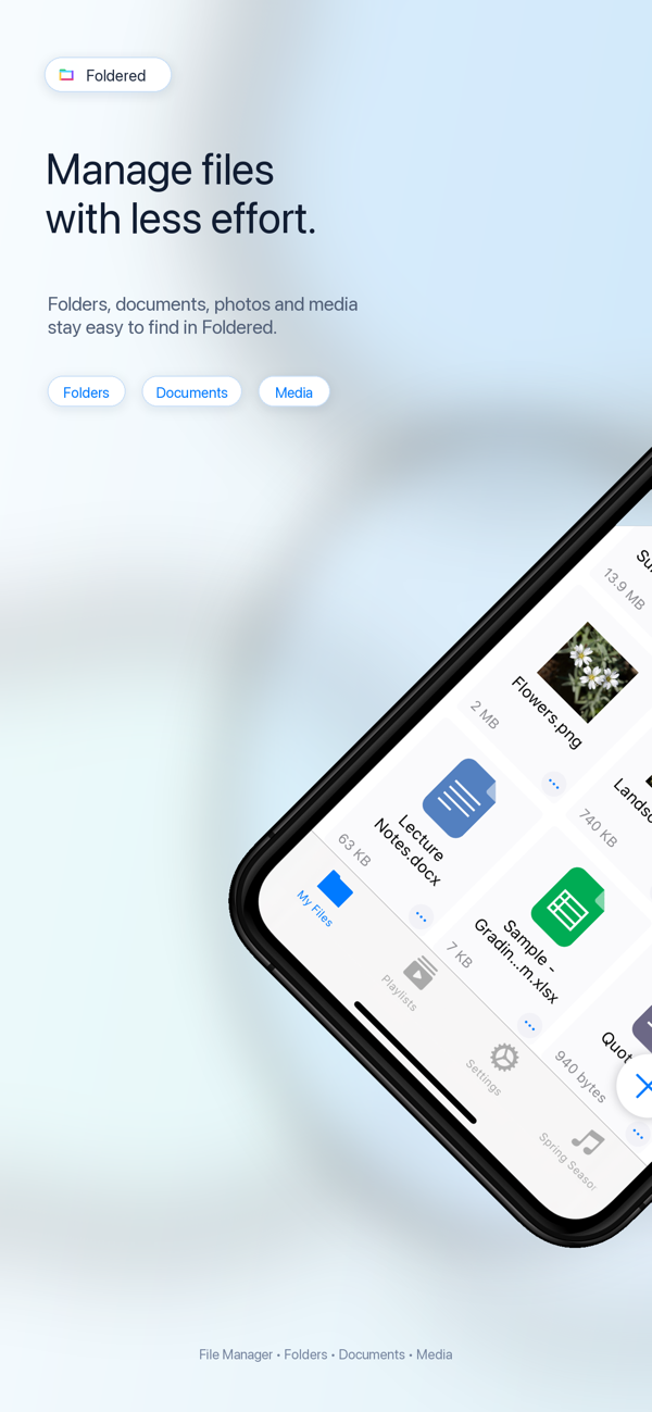 Foldered screenshot